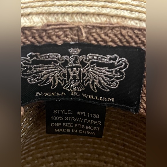 Angela & William Women Sun Beach Big Brim Floppy Hat UV UPF50 NWOT - Picture 5 of 5